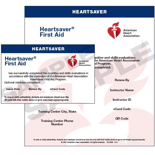 Heartsaver First Aid eCard
